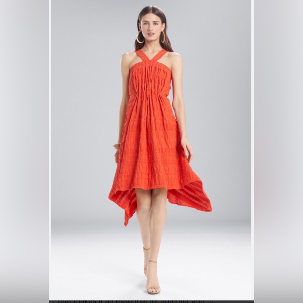 Josie Natori Summer Texture Eyelet Dress Size 4
